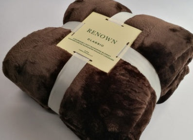 Lightweight Flannel Throw Blanket for Summer or Office