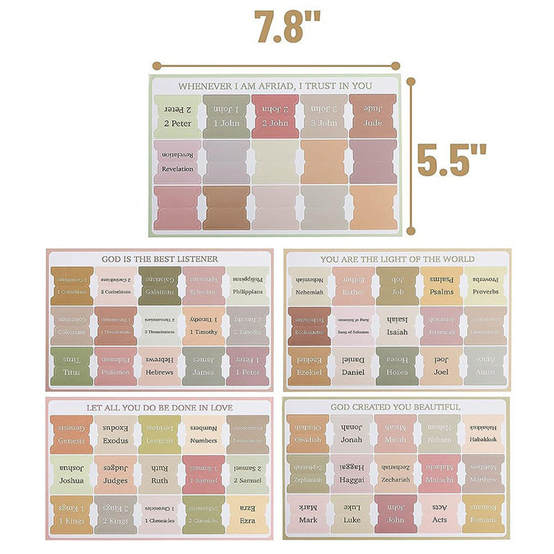 Bible Index Label Cross Design