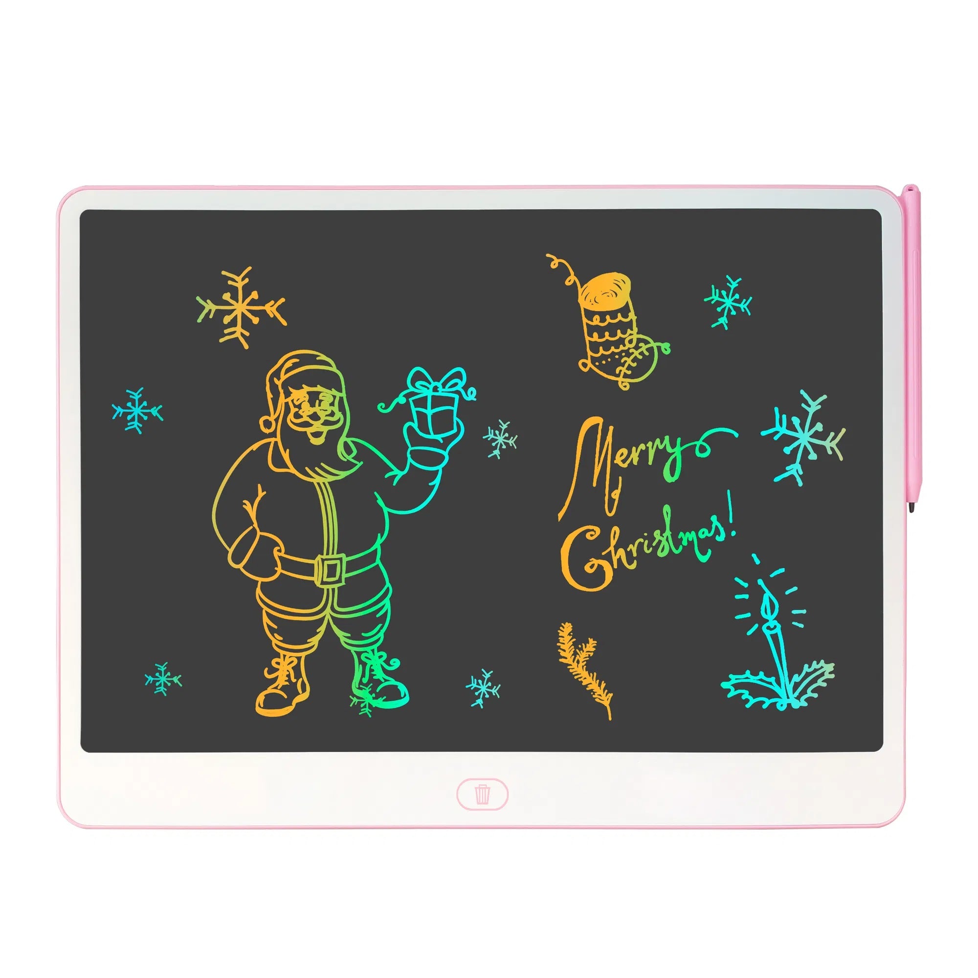 20-Inch LCD Colorful Doodle Board, Erasable Reusable Electronic Drawing Pad.