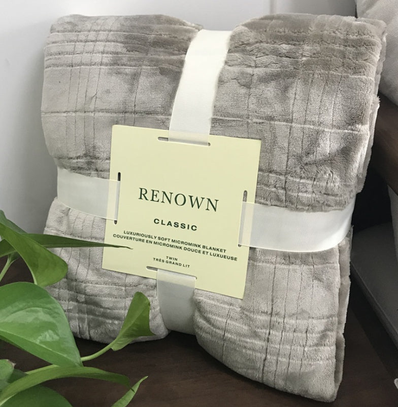 Lightweight Flannel Throw Blanket for Summer or Office