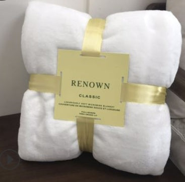 Lightweight Flannel Throw Blanket for Summer or Office