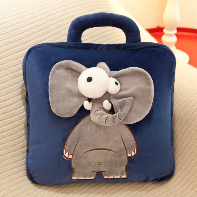 Car Multifunctional Cartoon Pillow Quilt Dual-use