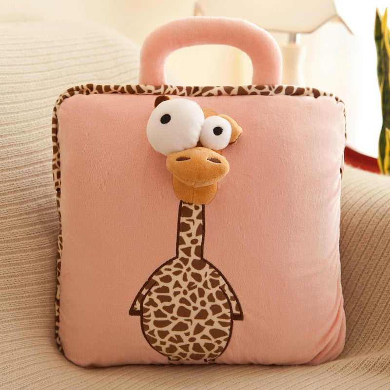 Car Multifunctional Cartoon Pillow Quilt Dual-use